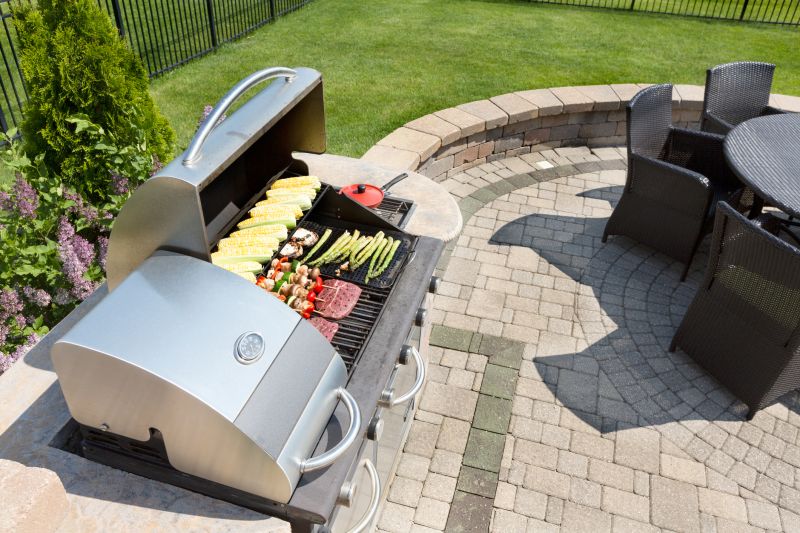 Outdoor Grill in Spring