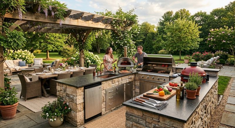 Outdoor Kitchen Construction in Mount Pleasant, SC