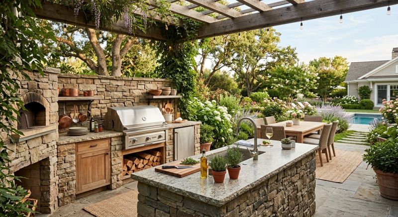 Outdoor Kitchen Installation in Naples, FL