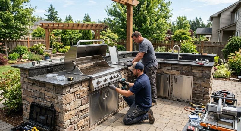 Outdoor Kitchen Installation in Naples, FL