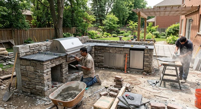 Outdoor Kitchen Remodeling in Cypress, TX